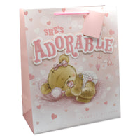 6pk Gift Bags X-Large Portrait Bear With Text - Tiger Feet Ireland