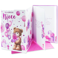 6pk Cards C50 Birthday Niece - Tiger Feet Ireland