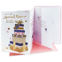 6pk Cards C50 Birthday Niece - Tiger Feet Ireland