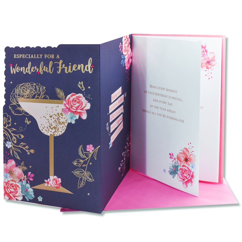 6pk Cards C75 Birthday Friend - Tiger Feet Ireland
