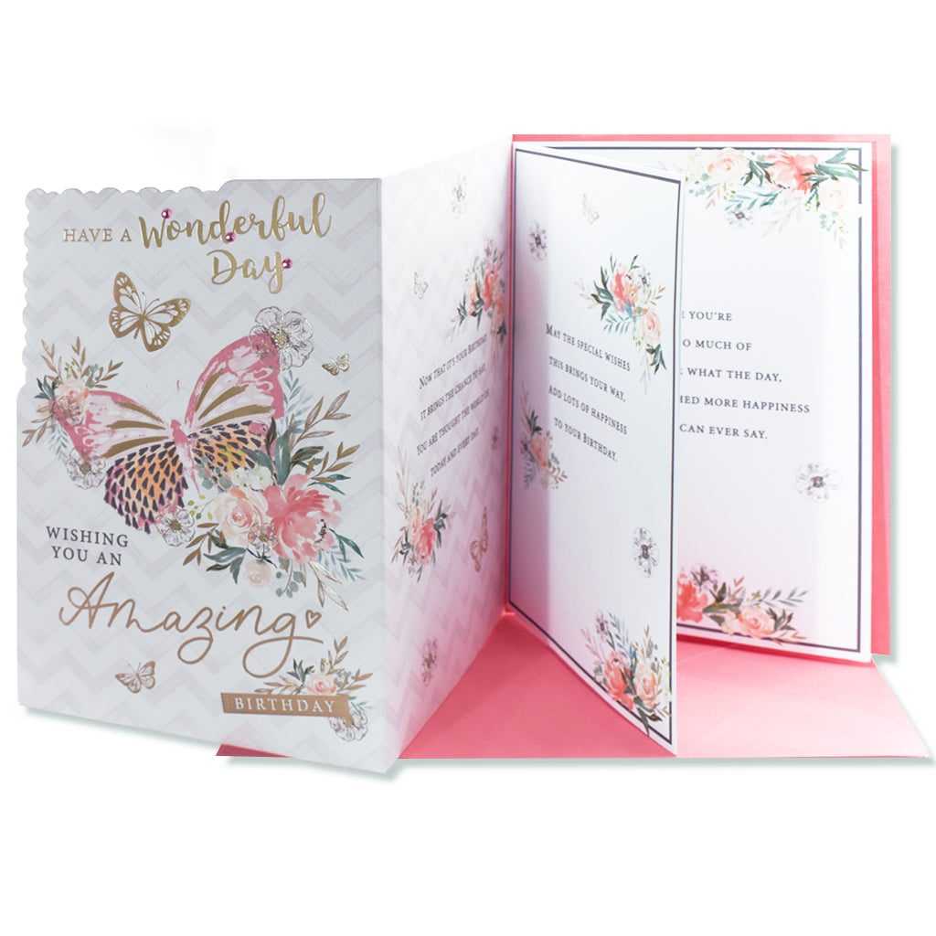 6pk Cards C75 Birthday Open - Tiger Feet Ireland