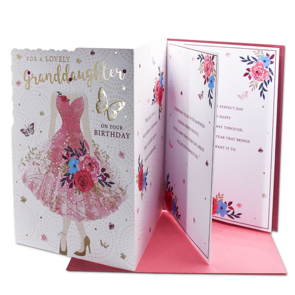 6pk Cards C90 Birthday Granddaughter - Tiger Feet Ireland