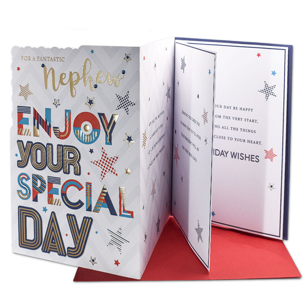 6pk Cards C90 Birthday Nephew - Tiger Feet Ireland