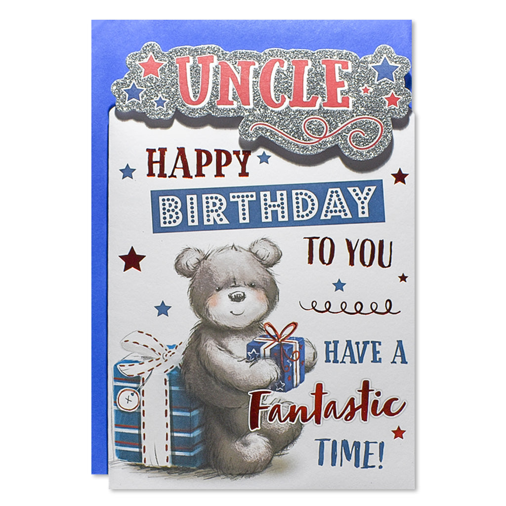 6pk Cards C75 Birthday Uncle - Tiger Feet Ireland