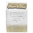 6pk Cards C75 Mum & Dad Anniversary - Tiger Feet Ireland