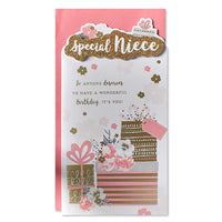 6pk Cards C55 Birthday Niece - Tiger Feet Ireland