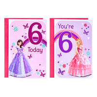 Poppyhill 12 Pack Cards C50 Birthday Age 6