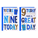 Poppyhill 12 Pack Cards C50 Birthday Age 9