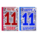 Poppyhill 12 Pack Cards C50 Birthday Age 11