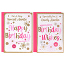 12pk Cards C50 Birthday Auntie - Tiger Feet Ireland