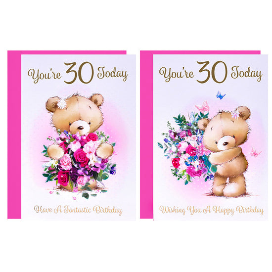 12pk Cards C50 Birthday Age 30