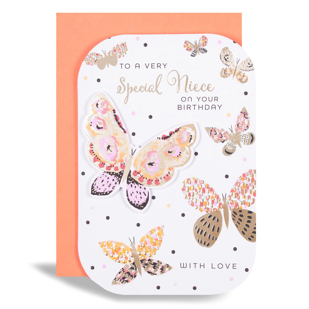 6pk Cards C50 Birthday Niece - Tiger Feet Ireland