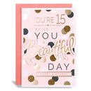 6pk Cards C50 Birthday Age 15 - Tiger Feet Ireland