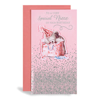 6pk Cards C55 Birthday Niece - Tiger Feet Ireland