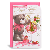 6pk Cards C75 Wife Anniversary - Tiger Feet Ireland