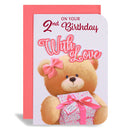 6pk Cards C75 Birthday Age 2 - Tiger Feet Ireland