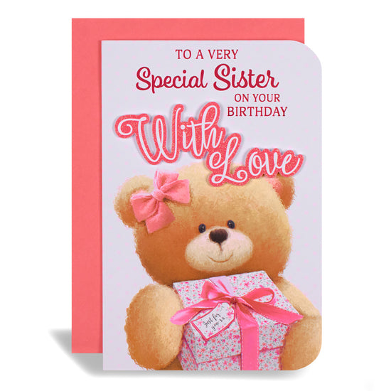 6pk Cards C75 Birthday Sister