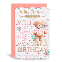 6pk Cards C75 Birthday Fiancée - Tiger Feet Ireland