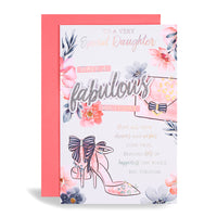 6pk Cards C75 Birthday Daughter - Tiger Feet Ireland