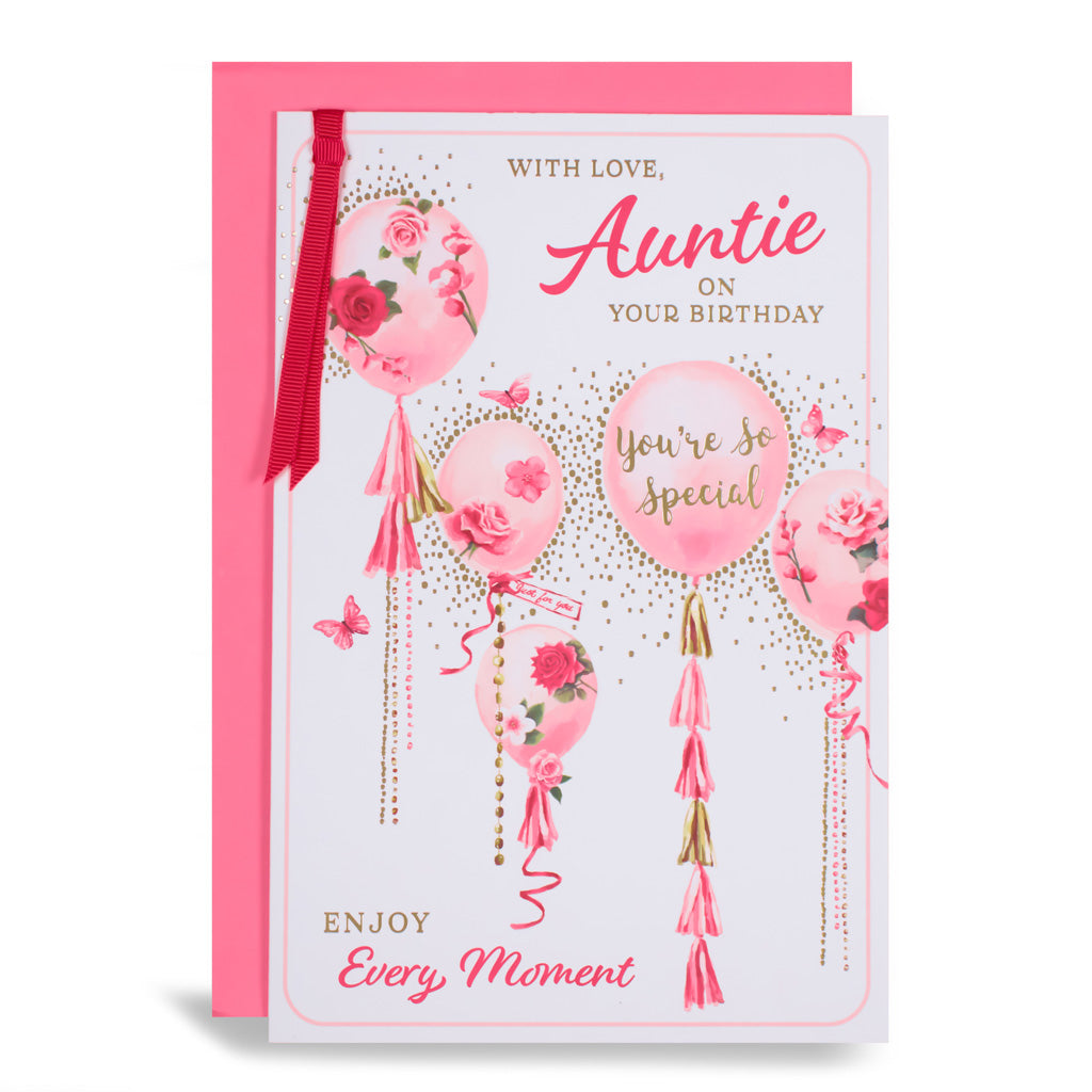 6pk Cards C75 Birthday Auntie - Tiger Feet Ireland
