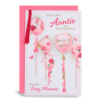 6pk Cards C75 Birthday Auntie - Tiger Feet Ireland