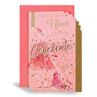 6pk Cards C75 Birthday Niece - Tiger Feet Ireland