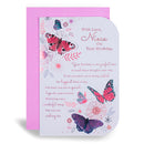 6pk Cards C75 Birthday Niece - Tiger Feet Ireland
