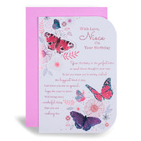 6pk Cards C75 Birthday Niece - Tiger Feet Ireland