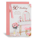 6pk Cards C75 Birthday Age 90 - Tiger Feet Ireland