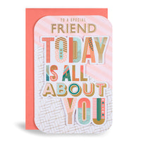 6pk Cards C75 Birthday Friend - Tiger Feet Ireland
