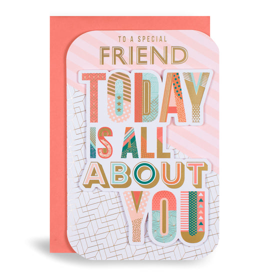 6pk Cards C75 Birthday Friend