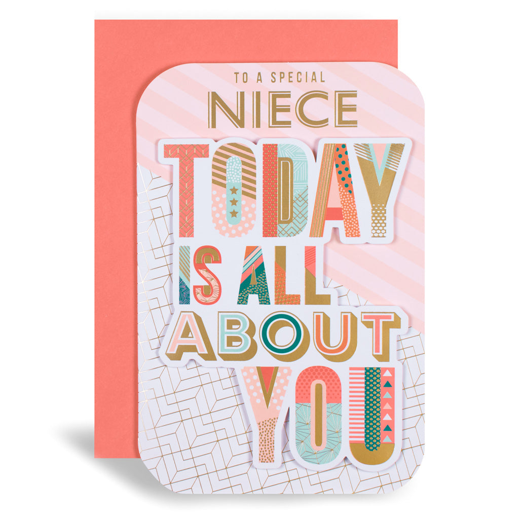 6pk Cards C75 Birthday Niece - Tiger Feet Ireland