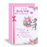 6pk Cards C90 Birthday Wife - Tiger Feet Ireland