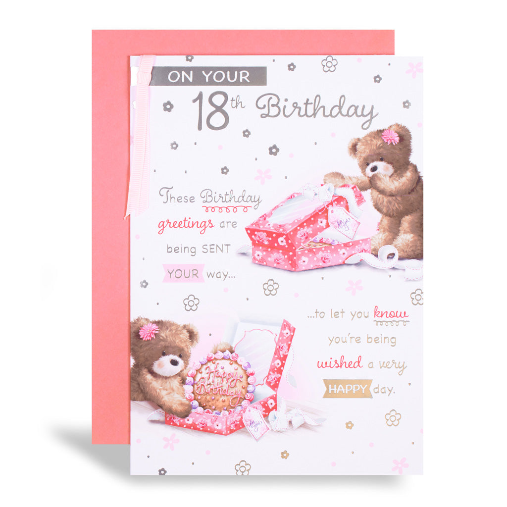 6pk Cards C90 Birthday Age 18 - Tiger Feet Ireland