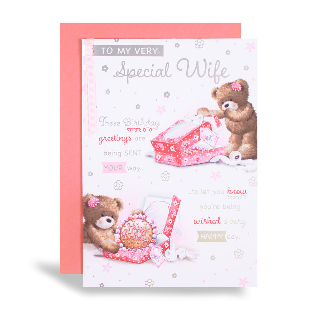 6pk Cards C90 Birthday Wife - Tiger Feet Ireland