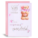 6pk Cards C90 Birthday Wife - Tiger Feet Ireland