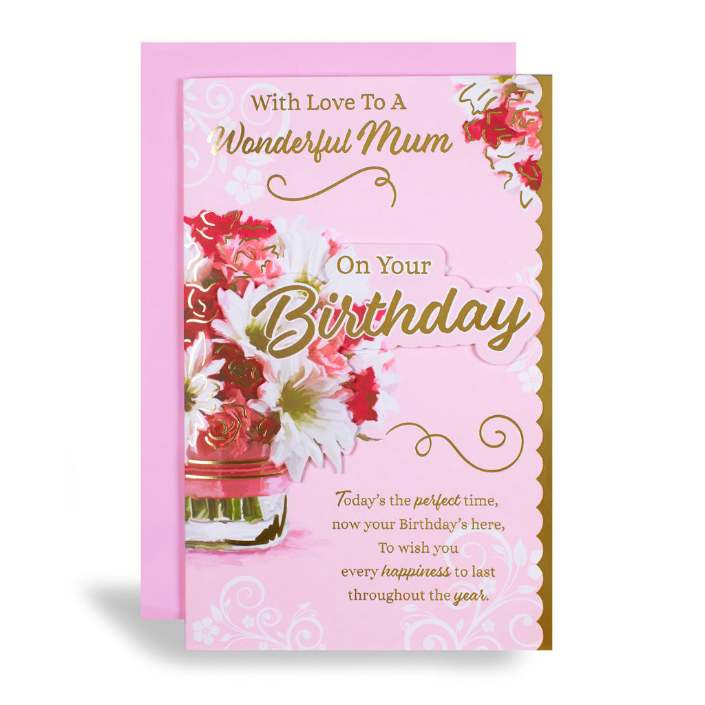 6pk Cards C375 Birthday Mum - Tiger Feet Ireland