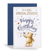 6pk Cards C50 Birthday Cousin - Tiger Feet Ireland