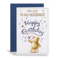 6pk Cards C50 Birthday Husband - Tiger Feet Ireland