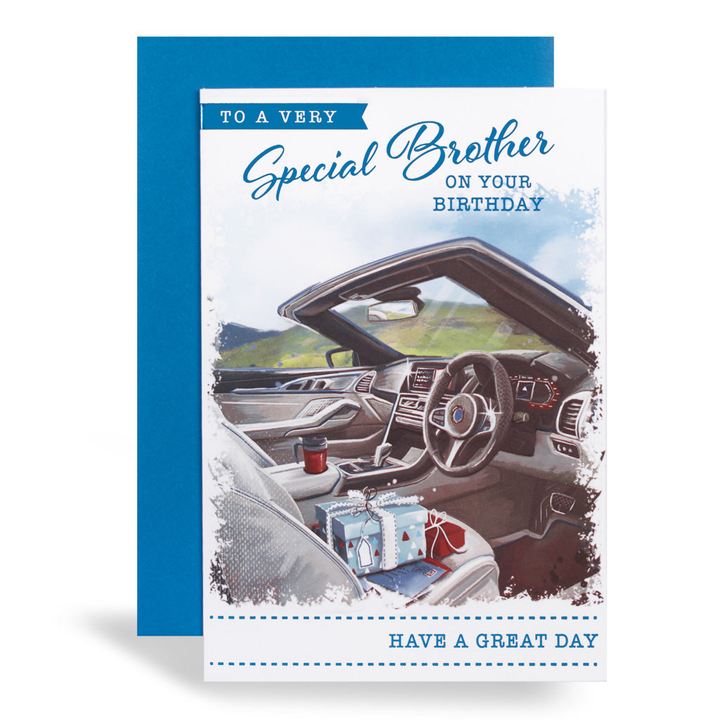 6pk Cards C50 Birthday Brother - Tiger Feet Ireland