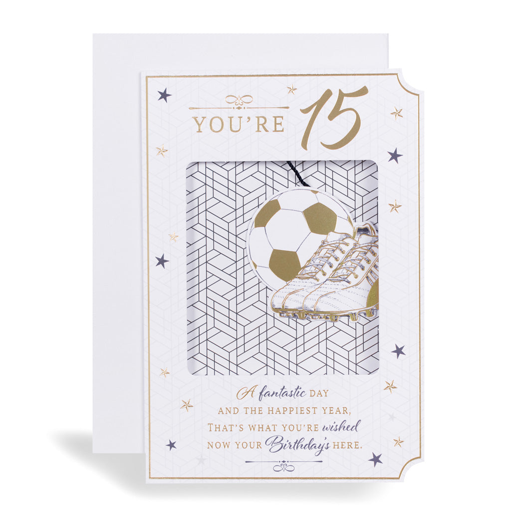 6pk Cards C50 Birthday Age 15 - Tiger Feet Ireland