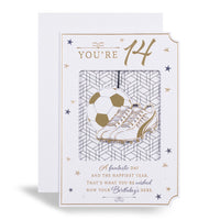 6pk Cards C50 Birthday Age 14 - Tiger Feet Ireland