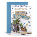 6pk Cards C50 Birthday Nephew - Tiger Feet Ireland