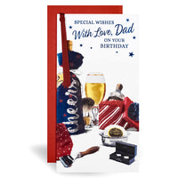 6pk Cards C55 Birthday Dad - Tiger Feet Ireland