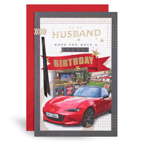 6pk Cards C75 Birthday Husband - Tiger Feet Ireland