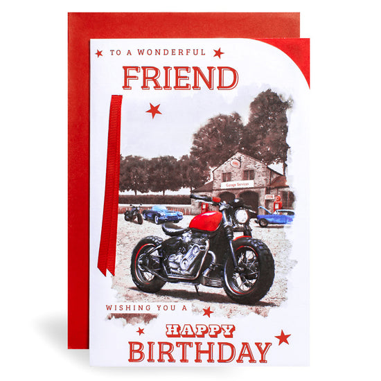6pk Cards C75 Birthday Friend