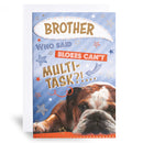 6pk Cards C75 Birthday Brother - Tiger Feet Ireland