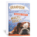 6pk Cards C75 Birthday Grandson - Tiger Feet Ireland