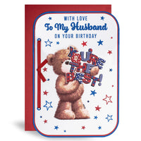 6pk Cards C90 Birthday Husband - Tiger Feet Ireland