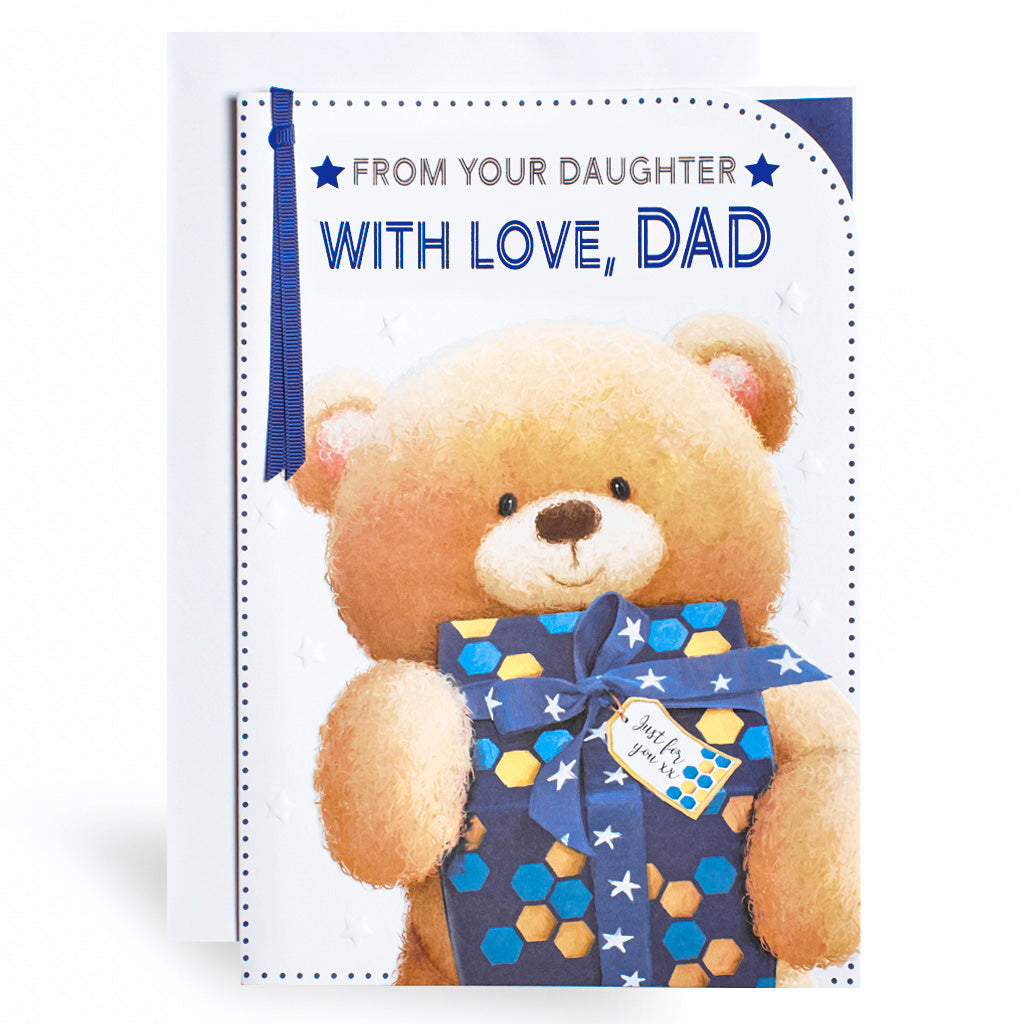 6pk Cards C90 Birthday Dad From Daughter - Tiger Feet Ireland
